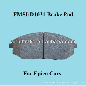 D1031 OE qualidade semi-metallic freio pad